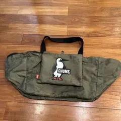 CHUMS 迷彩柄エコバッグ　⭐︎美品のサムネイル