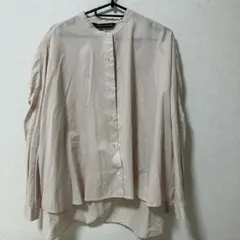 美品！mizuiroind ミズイロインドバックギャザーワイドシャツ