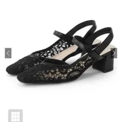 GRL レースストラップパンプス［gd1517］