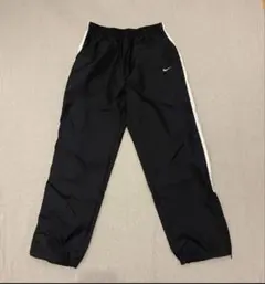 Nike ブラック ナイロン ジャージ パンツ