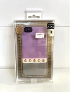 【新品】kajsa iPhone6/6sケース スタッズ レザー調 バイカラーのサムネイル