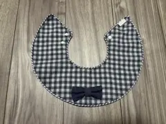 美品！マールマールチェック柄蝶ネクタイ付きスタイのサムネイル