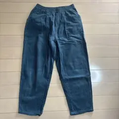 サマンサモスモス青色コーデュロイ パンツ