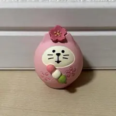 デコレ　コンコンブル　花見だんご猫だるま