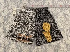 新品未使用 M コービーブライアント バスパン 黒x白 アシンメトリー NBA