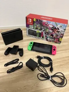 Nintendo Switch 本体 スプラトゥーン Proコン2個付き 箱あり - メルカリ