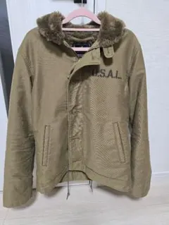 ALPHA アルファインダストリーズ M デッキジャケット N-1 カーキ