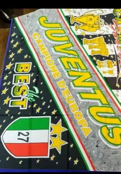 ワールドカップサッカー 特大サイズ 応援フラッグ ユベントス 優勝27 セリエAのサムネイル