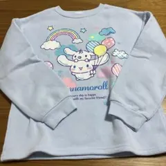 シナモロール 長袖トレーナー 130cm 子供服　西松屋　裏起毛　サンリオ