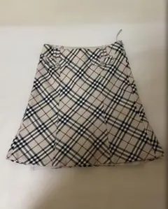 バーバリーブルーレーベル　ノバチェック　スカート