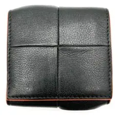 美品 現行 ボッテガヴェネタ カセット コインケース ブラック　レザー