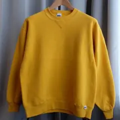 90s ラッセル　USA製　イエロー　Lサイズ