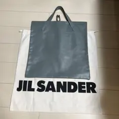 JIL SANDER レザー トートバッグ ダークグリーンのサムネイル