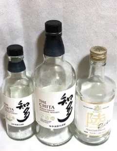 サントリーウイスキー空き瓶セット 知多 白州 - メルカリ