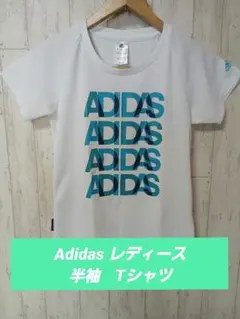 adidas ロゴプリント Tシャツ　XSサイズ