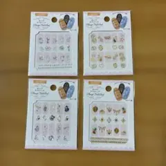 ⑫ネイルシール4点セット