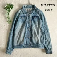 MILKFED.✨️ミルクフェド(S)デニムジャケット Gジャン 羽織りのサムネイル