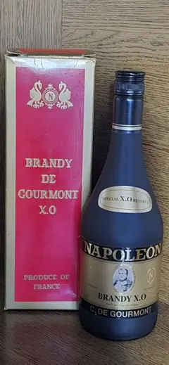 【未開栓✨】C. DE GOURMONT Napoleon Brandy X.Oのサムネイル
