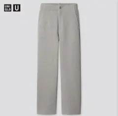 【新品】SサイズUNIQLO U ジャージーリラックスストレートパンツ