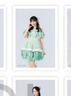 櫻井優衣　ミニステッカー　わたあめ衣装　FRUITS ZIPPER