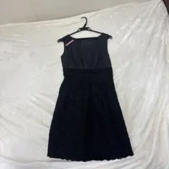 ships little Black シップス　ワンピース　フォーマル　黒　M