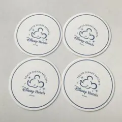 東京ディズニーランドホテル コースター4点まとめ売り 東京ディズニーランド