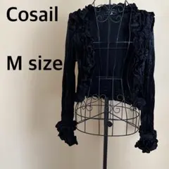 【Cosail】ボレロ/カーディガン/羽織り/セレモニー/パーティー/ブラック