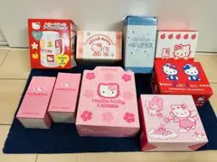 【新品未使用】サンリオ　ハローキティ　レトロ　グラスセット