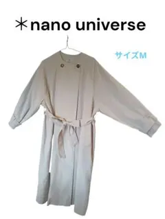 ＊ ♡107 nano universe ベージュ ロングコートのサムネイル