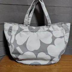 マリメッコキャンバストートバッグ グレー系 最終値下げ 3500円