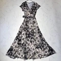 EGERIE PARIS エジェリパリ　ペイズリー柄 ロングワンピース 総柄のサムネイル