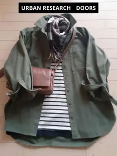 アーバンリサーチ　FORK&SPOON　ミリタリージャケット　 カーキ