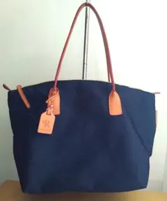 ロベルタピエリ　ジャガード タタミ　ラージトート　ネイビー