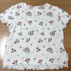 petit main いちご柄　半袖