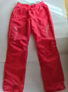 ルコック　ナイロンパンツ　Ｍ　レッド