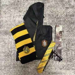 ハリーポッター 5点セット ハッフルパフ ローブ マフラー Mサイズ