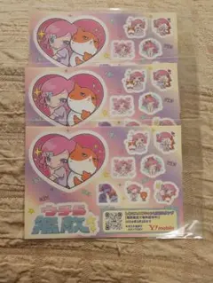 しなこ×Y!mobile キャラクターコラボ シール 3枚セット