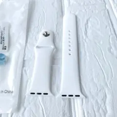 Applewatch バンド 38mm 40mm ホワイト シリコンバンド