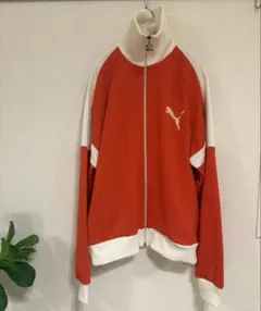 PUMA 90〜00s トラックジャケット ハイネック 赤色 ヴィンテージ XL