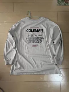 Coleman 長袖Tシャツ ベージュ LL