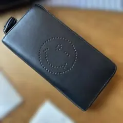 【ANYA HINDMARCH】長財布 黒のサムネイル