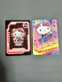 ハローキティ ピューロランドネオナツマツリ カードセット