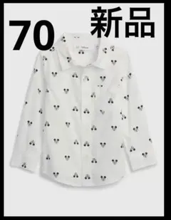 babyGap 新品タグ付き★ディズニー ミッキーマウス ポプリンシャツ