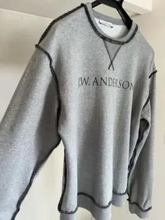 期間限定値下げ】J.W.ANDERSON グレー ロゴ スウェット - メルカリ