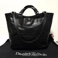 極美品✨希少 ダニエル&ボブ チェルカトーレ ローディ A4可 ブラック 保存袋のサムネイル