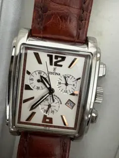 お値下げ中！】FESTINA 腕時計 ブラック/シルバー F20449 - メルカリ