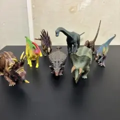 エドモントサウルス＆デイノケイルス他 （SAFARI）PVCフィギュア