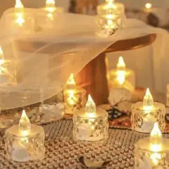 【美品】LEDティーライトキャンドル 24個セット