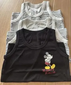 Disney ミッキー タンクトップ 3枚セット 100cm