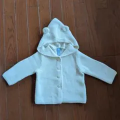 BabyGap くま耳フード付きカーディガン 12-18ヶ月